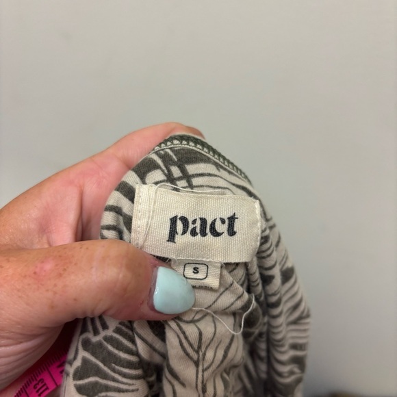 Pact Organic Cotton Grape Leaf Print Tank Top - Picture 10 of 11